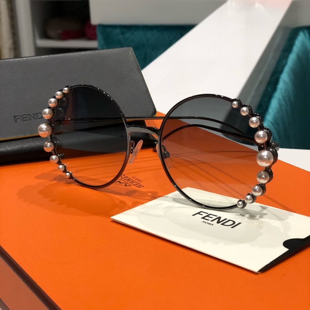 Fendi pearl frame sunglasses